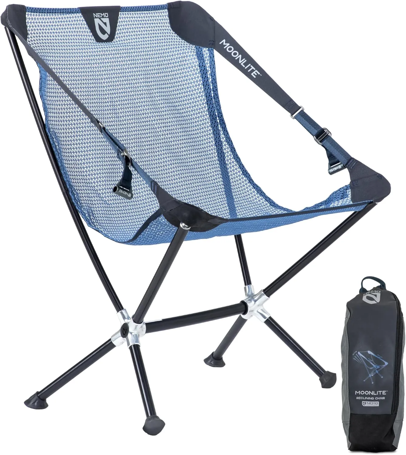 NEMO Equipment Moonlite Reclining Camp Chair - One Size - Blue Horizon