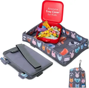 NEW Airplane Tray Table Cover – Universal Fit, Sturdy & Easy Setup – Airplane Tray Cover Kids - Travel Essentials for Flying & Toddler Plane Essentials