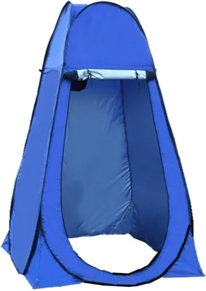 New Pop Up Privacy Shelters Tent Instant Portable Outdoor Shower Tent,Camp Toilet,Changing Room,Rain Shelter for Camping Beach,Outdoor Foldable Changing Room Privacy Shelter (Blue,47*47*74.8")