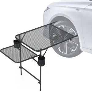 Nice C Camping Table Height Adjustable for Tire Use, Standard, Black
