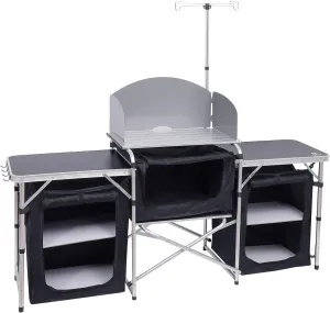 Nice C Tailgate Table, Car Desk, Tailgate Table, Car Camping, Camping Table, Overlanding Gear, Vehicle Table   Camping Kitchen Table, Folding Table, Upgrade Light Stand and Windshield Cooking Station