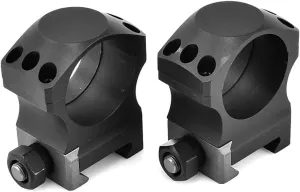 Nightforce X-Treme Duty Ultralite 30mm 4-Screw Hard Anodized Aluminum Gun Scope Rings Mounts - Set of 2