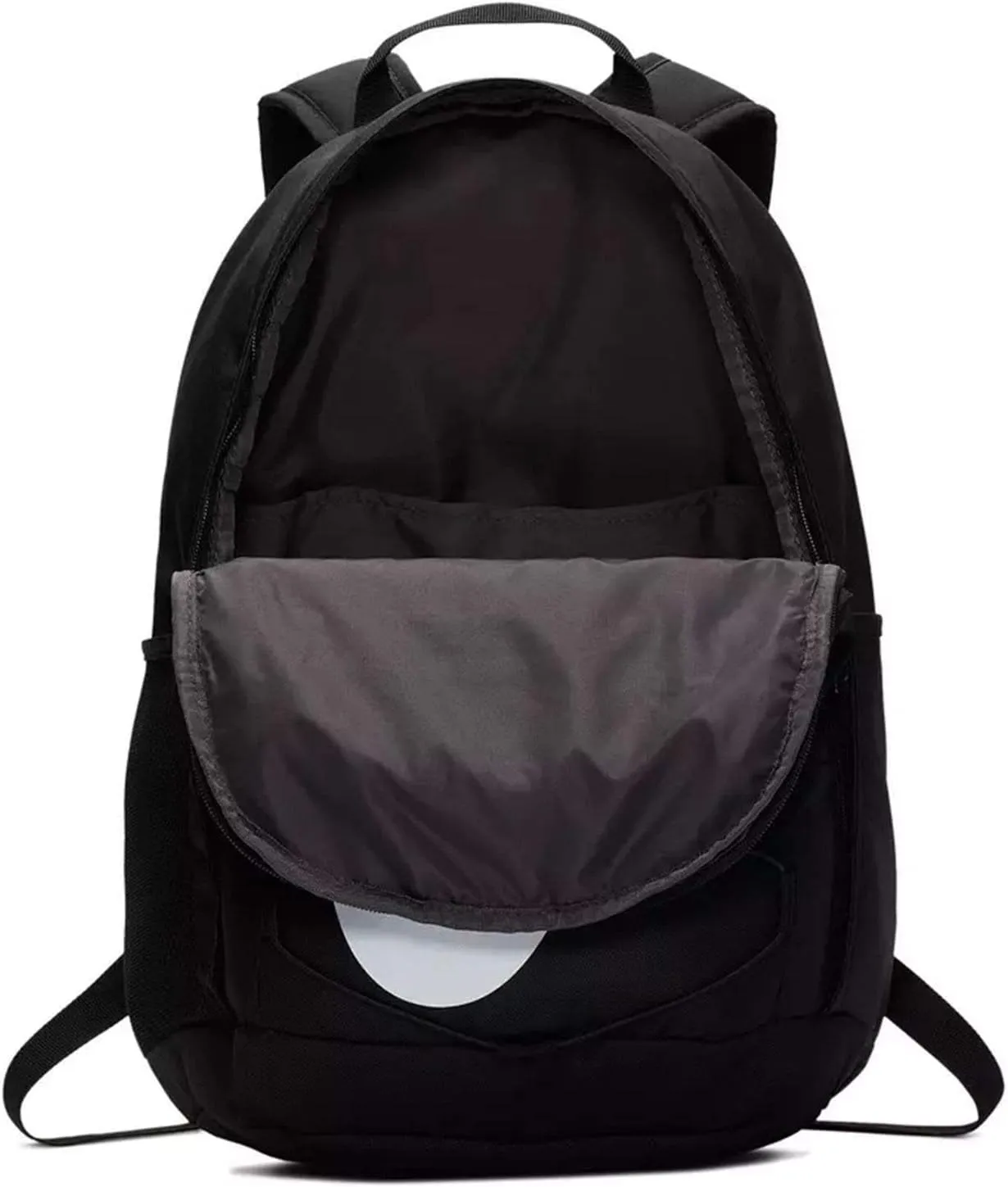 Nike Hayward 2.0 Backpack, for Women and Men with Polyester Shell & Adjustable Straps, Black/Black/White