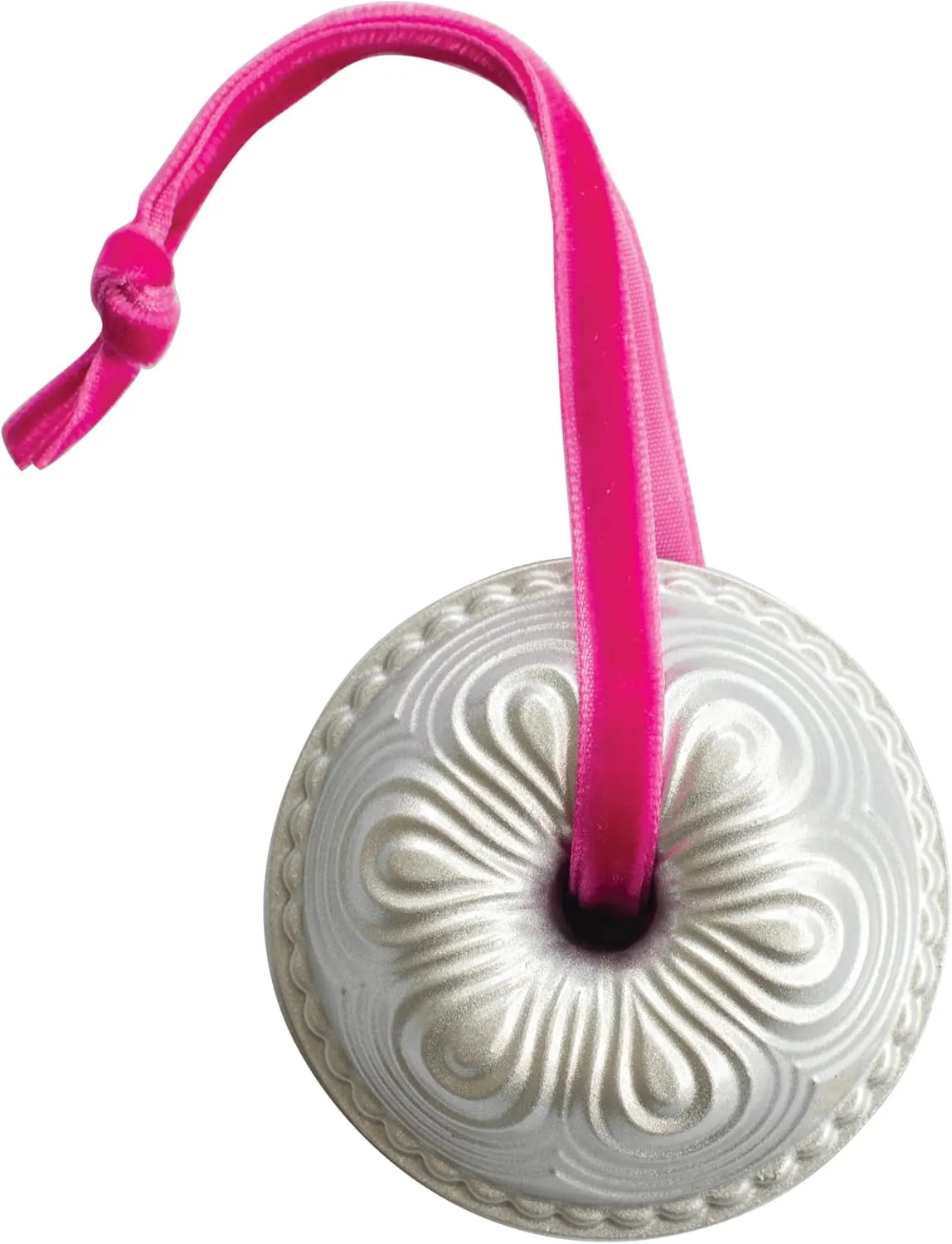 Nordic Ware Chiffon Bundt Ornament Set, Gold and Silver, 2-Pieces