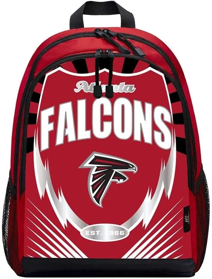 Northwest NFL Atlanta Falcons Backpacklightning Backpack, Team Colors, One Size