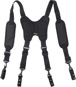 Nylon Police Duty Belt Suspenders - Duty Belt Harness Tool Belt Suspenders Padded