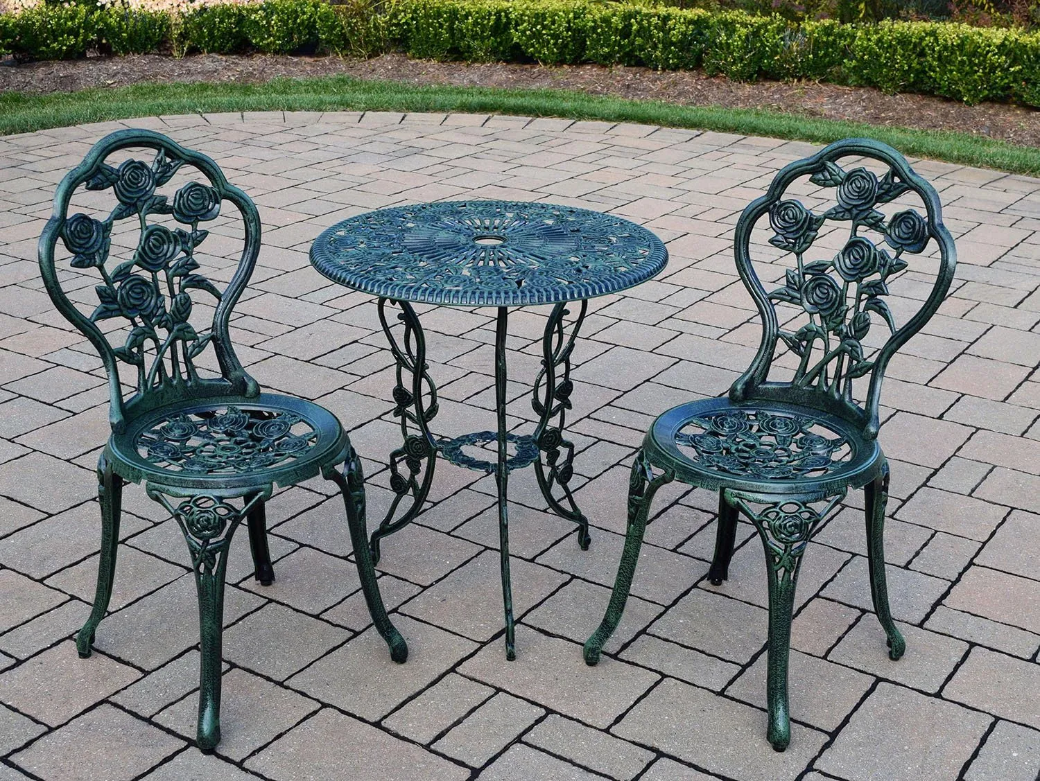 Oakland Living Rose 3 Piece Bistro Set