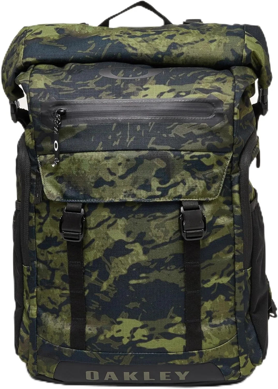 Oakley Backpacks Road Trip Terrain 25L Recycled Backpack, Tiger Camo Green, One Size