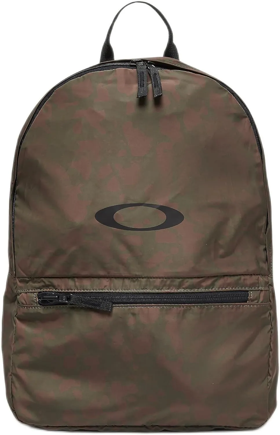 Oakley The Freshman Packable Recycled Backpack, Brown/Green Fragment Print, One Size