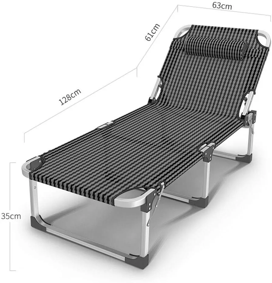 ,Office Folding Resting Bed, Lounger Widened Adult Simple Sofa Bed Multifunctional Camp Bed Accompanying Bed