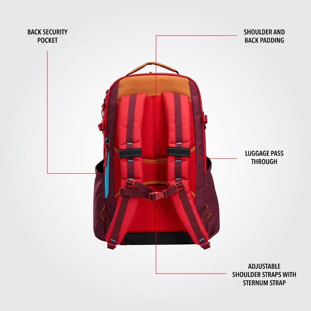 OGIO Men's Alpha 25 Liter, Deep Maroon, 25