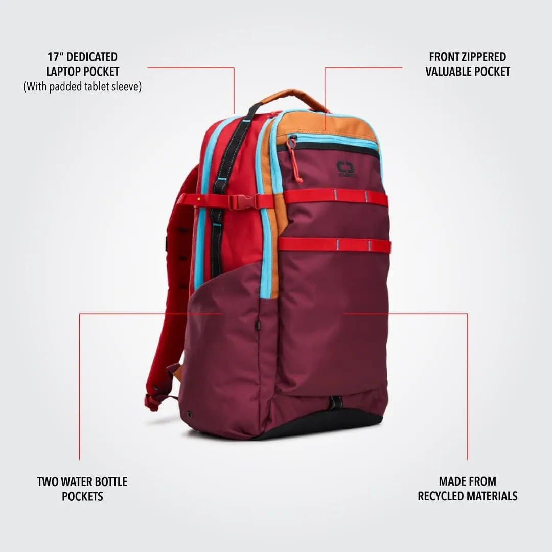 OGIO Men's Alpha 25 Liter, Deep Maroon, 25