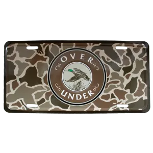Old School Mallard Shoot License Plate