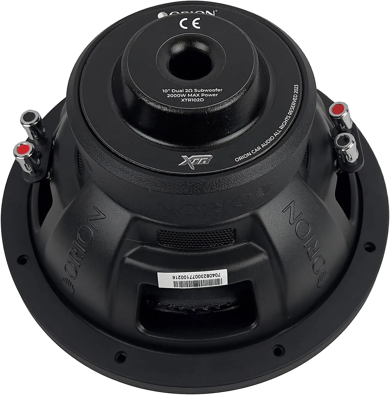 ORION XTR Series XTR104D 10” Car Subwoofer - 2000W Max Power, 500W RMS, High-Temperature Dual 4-Ohm, Interlaced Conex Spider W/Enhanced Voice Coil Cooling - for Cars, Trucks, Jeeps Audio Stereo