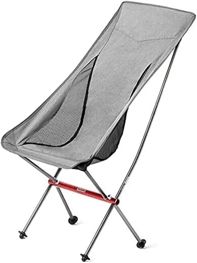 Outdoor Camp Chair Portable Fishing Chairs Outdoor Camping High Back Chair Ultralight Seater for Festivals Garden Beach BBQ s