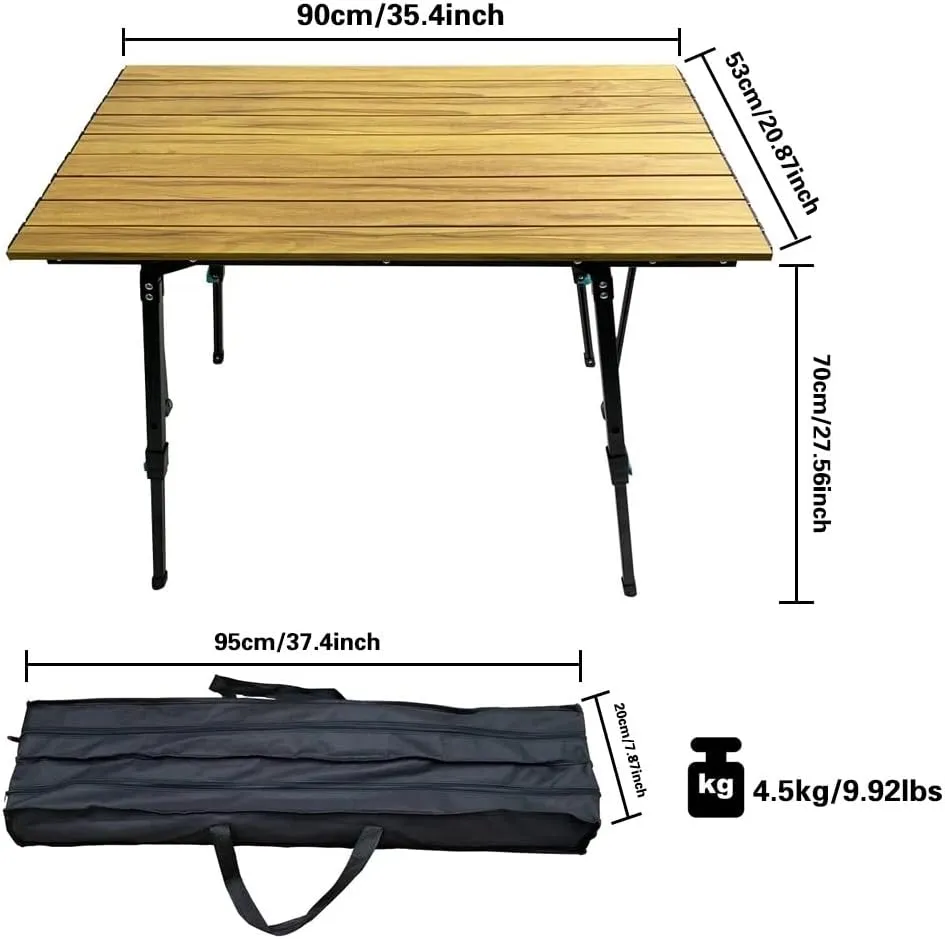 Outdoor Camping Table Portable Telescopic Folding Table Picnic Multipurpose Foldable Ultralight Camp Table