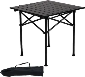 Outdoor Camping Tables That Fold Up Lightweight, Sturdy Aluminum Camping Table Seats 4 & Carry Bag Included; Great for Camping, Tailgating, Grilling, & More