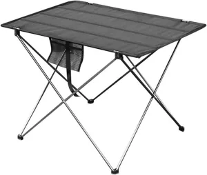 Outdoor Foldable Camp Table, Ultralight Aluminum Hiking Table for Picnic, Camping & Climbing, Compact & Portable, Stable Low-Profile Design