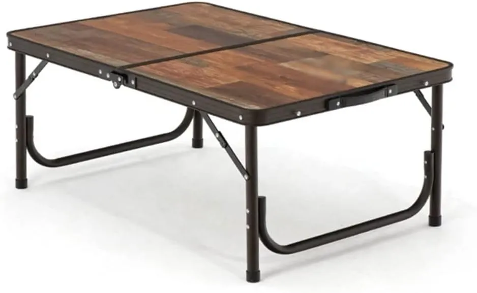 Outdoor Foldable Camping Table Aluminum Ultralight Outdoor Folding Desk BBQ Furniture for Hiking Travel BBQ Hopeful