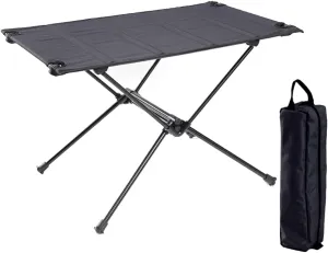 Outdoor Folding Table Aluminum Alloy Camping Desk Portable Foldable Table For Hiking Driving Traveling