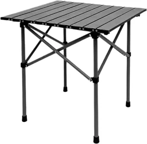 Outdoor Folding Table Compact Camping Table Folding Camp Side Table Portable Roll Up with