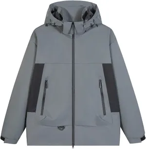 Outdoor Men's Waterproof Raincoat Windbreaker Lightweight Rain Jacket with Hood for Travel Golf Hiking Cycling