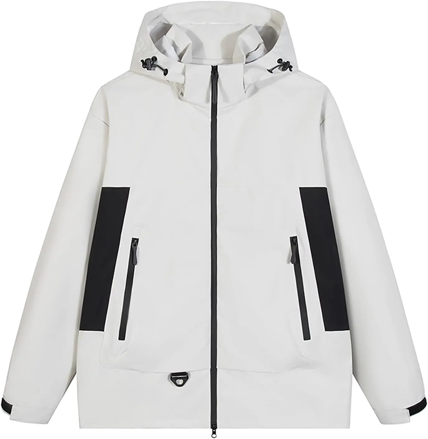 Outdoor Men's Waterproof Raincoat Windbreaker Lightweight Rain Jacket with Hood for Travel Golf Hiking Cycling