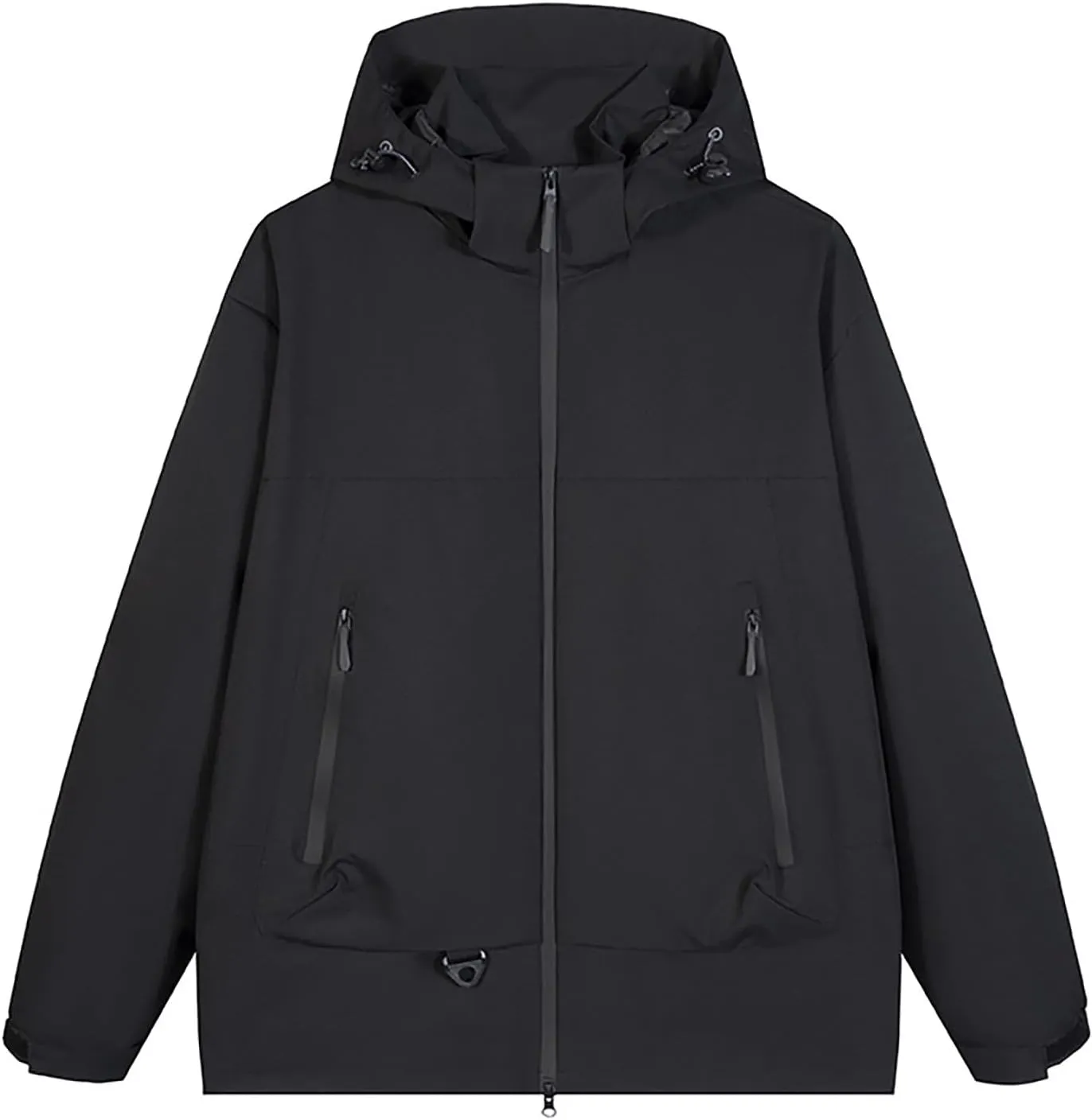Outdoor Men's Waterproof Raincoat Windbreaker Lightweight Rain Jacket with Hood for Travel Golf Hiking Cycling