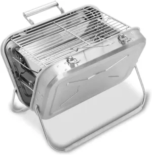 Outdoor Picnic Portable Charcoal Grill BBQ Grill Folding Small Barbecue Grill for Outdoor Grilling Camping Picnics BBQ Stove Outdoor Grill
