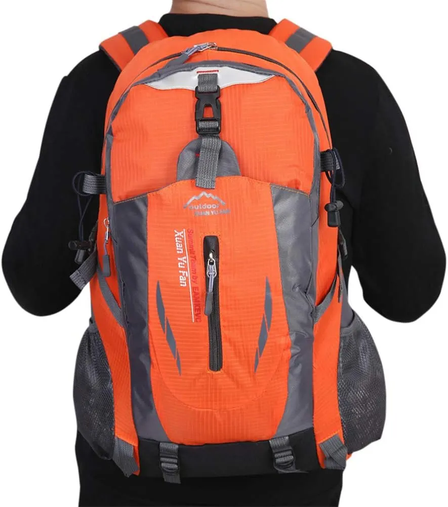 Outdoor Trekking Backpack Nylon Waterproof Hiking Travel 40L Large Capacity Knapsack Lightweight