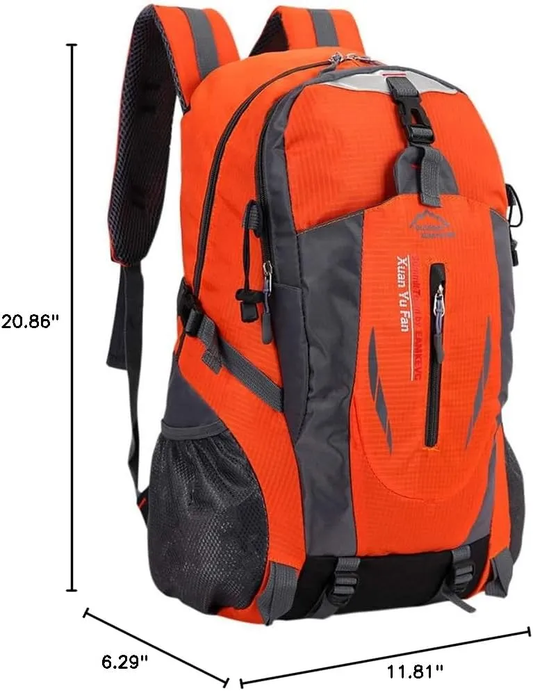 Outdoor Trekking Backpack Nylon Waterproof Hiking Travel 40L Large Capacity Knapsack Lightweight