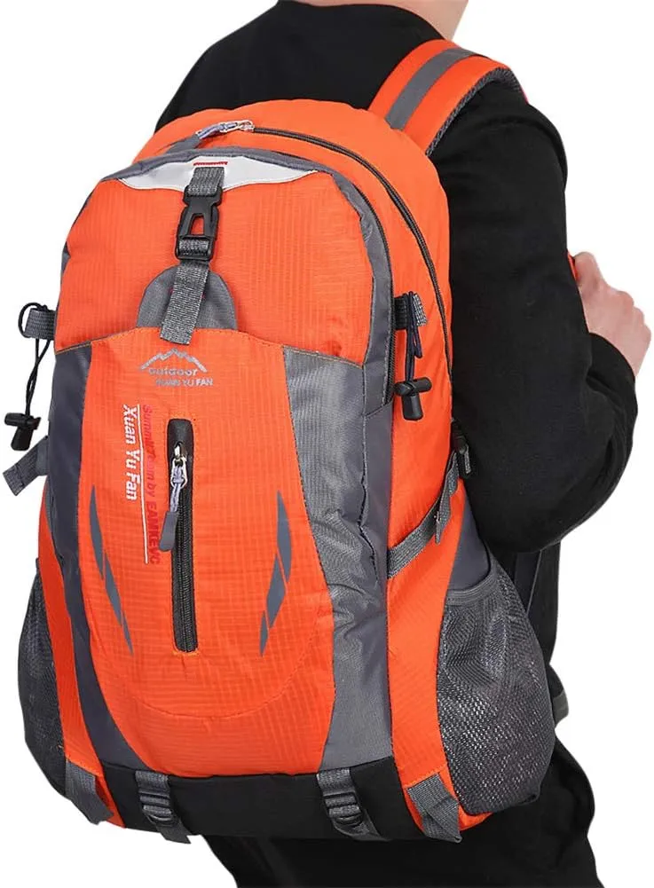 Outdoor Trekking Backpack Nylon Waterproof Hiking Travel 40L Large Capacity Knapsack Lightweight