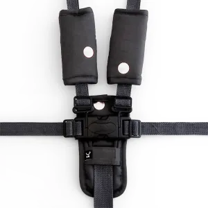 Outlookbaby 3 Piece Harness Cover Set Charcoal/Silver Spots