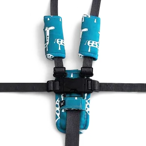 Outlookbaby 3 Piece Harness Cover Set Teal Giraffe