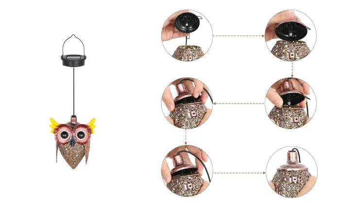 Owl Solar Lamp