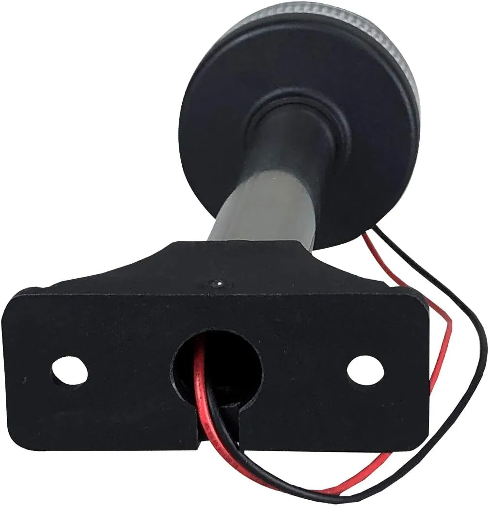 Pactrade Marine Boat Fixed Base Stern Light Anchor Light All Round White LED Marine Pole USCG 2 NM For Yacht Pontoon and Fishing Boat 12 Volts 6 Inches (150.6mm)
