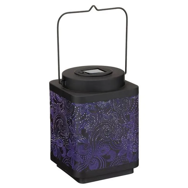 Paisley Shadow LED Lantern