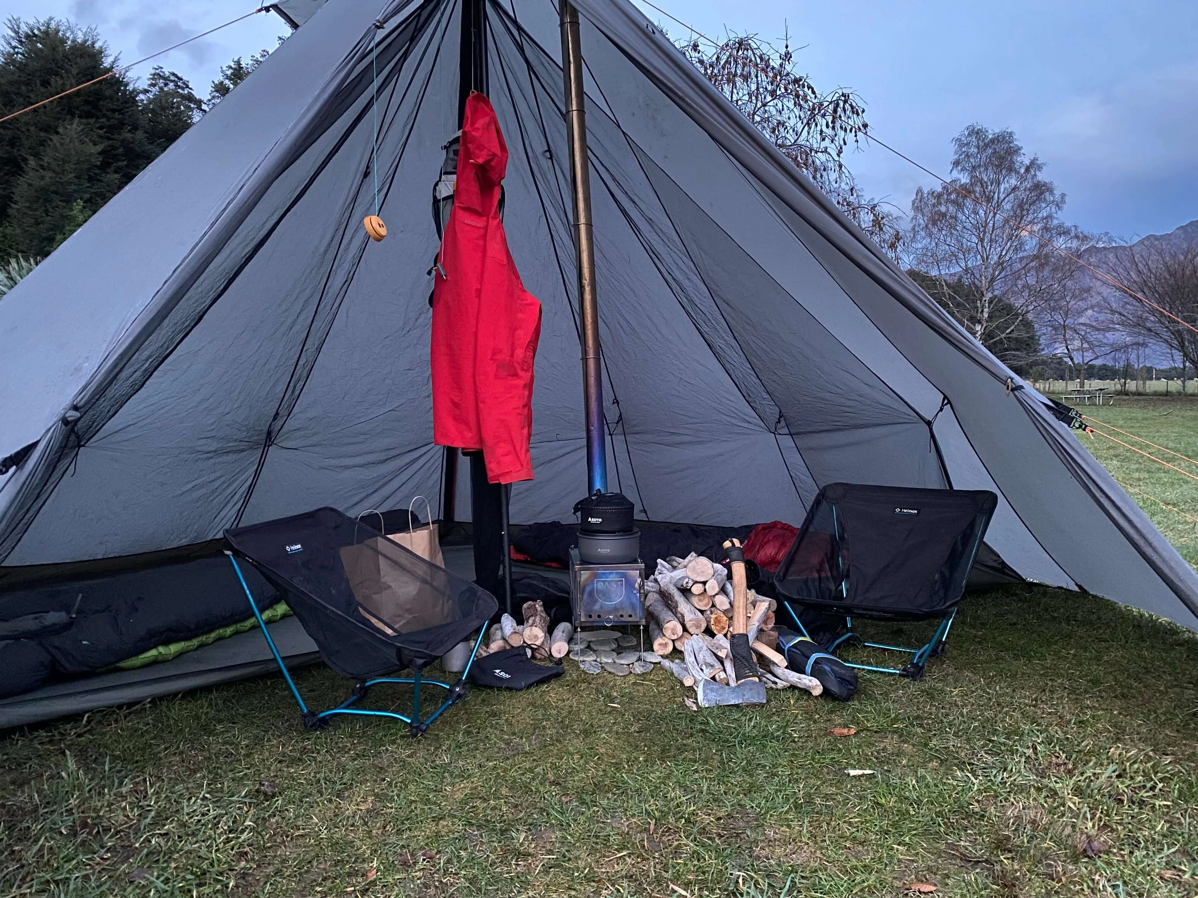 PAST Outdoors Originals Ultralight 4-6 Person Tipi Tent (UL6T)