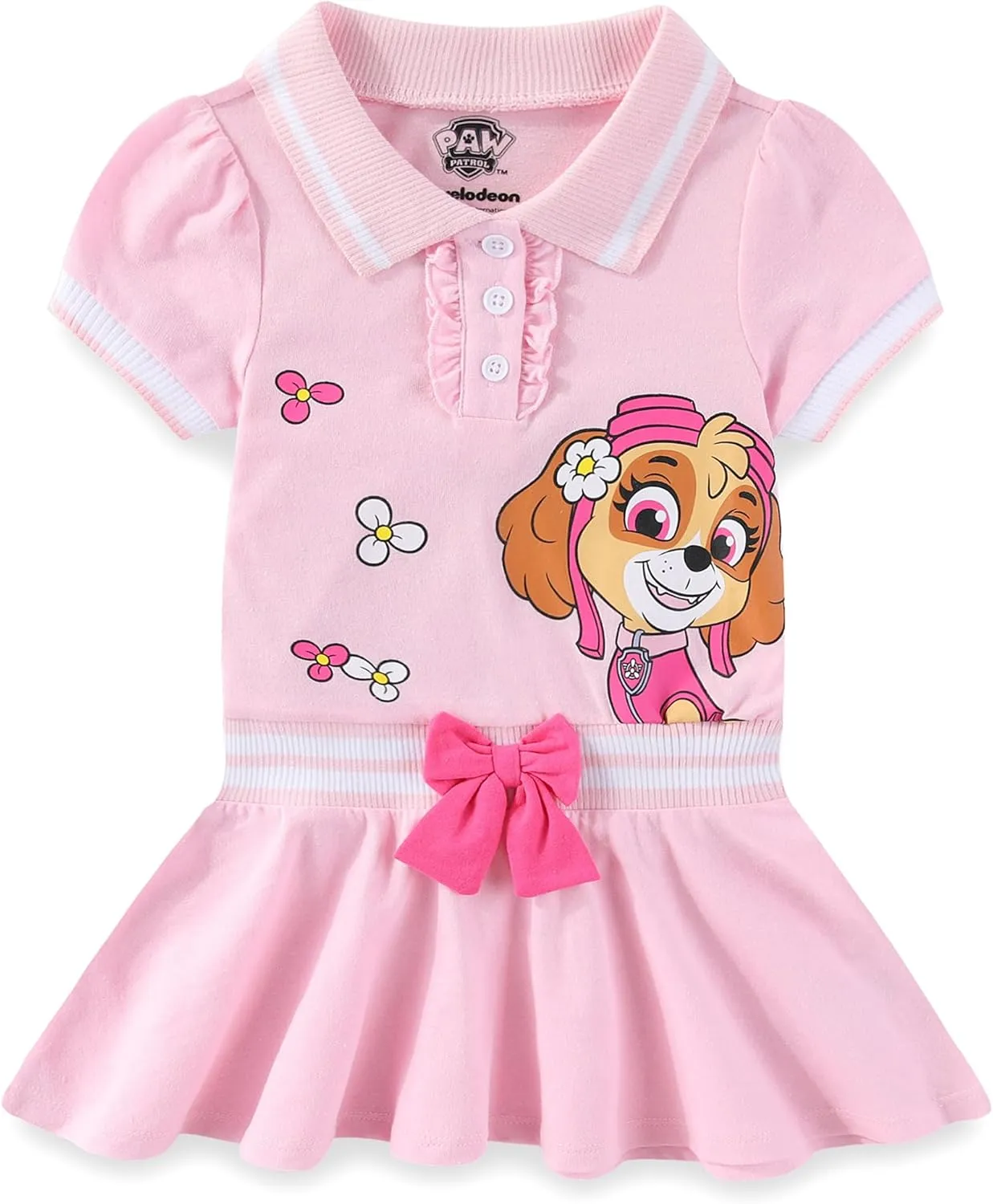 Paw Patrol Nickelodeon Skye Girls Tennis Dress for Toddler and Big Kids