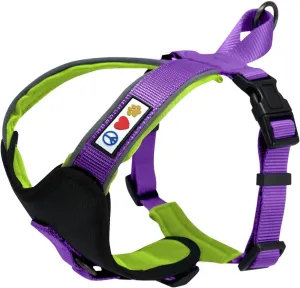 Pawtitas Reflective Dog Harness Padded Dog Harness Provides Comfort Control for a Walk or Running Great Pet Accessories Dog Vest S Small Purple Dog Harness