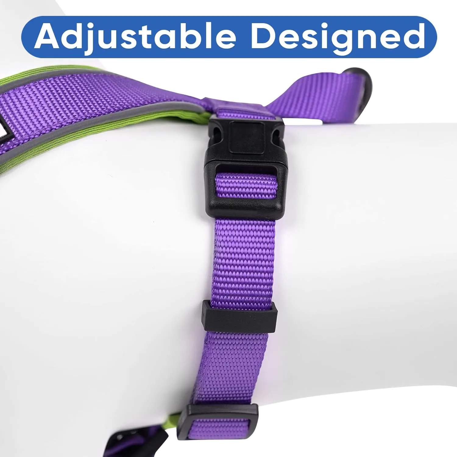 Pawtitas Reflective Dog Harness Padded Dog Harness Provides Comfort Control for a Walk or Running Great Pet Accessories Dog Vest S Small Purple Dog Harness