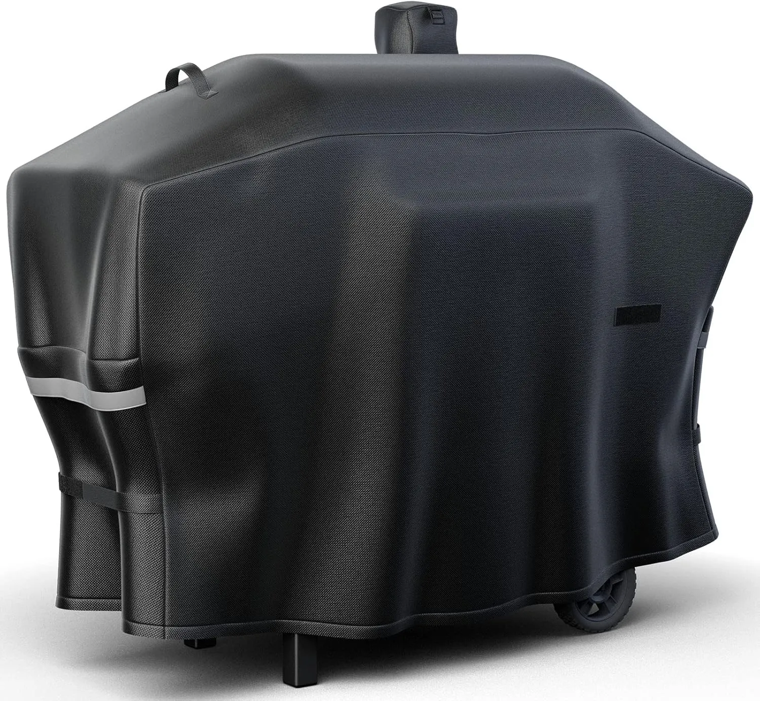 Pellet Grill Cover for Camp Chef Smoker Cover, Upgraded Full-Length Heavy Duty Waterproof Anti-UV Cover for Woodwind Pro 24 PG24SE PG2424SGB SmokePro DLX 24 PG24MZG PG24WWSB, fit Weber Searwood 600