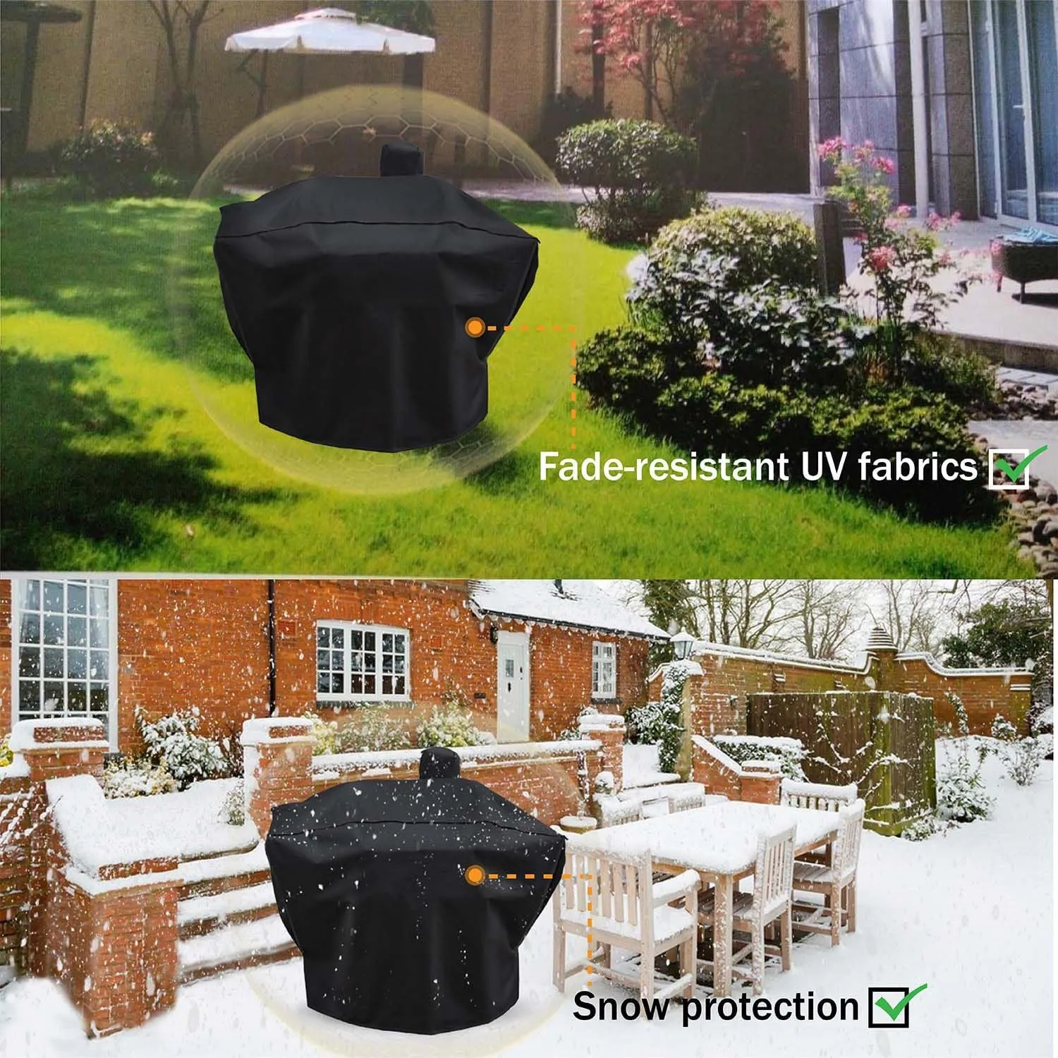 Pellet Grill or Smoker Cover for Camp Chef 24 inch Pellet Grills, Woodwind24, DLX,24 SmokePro24, PG24, PG24B, PG24LS, PG24S, PG24SE, PG24LTD, PG24WWS, PG24WWSS