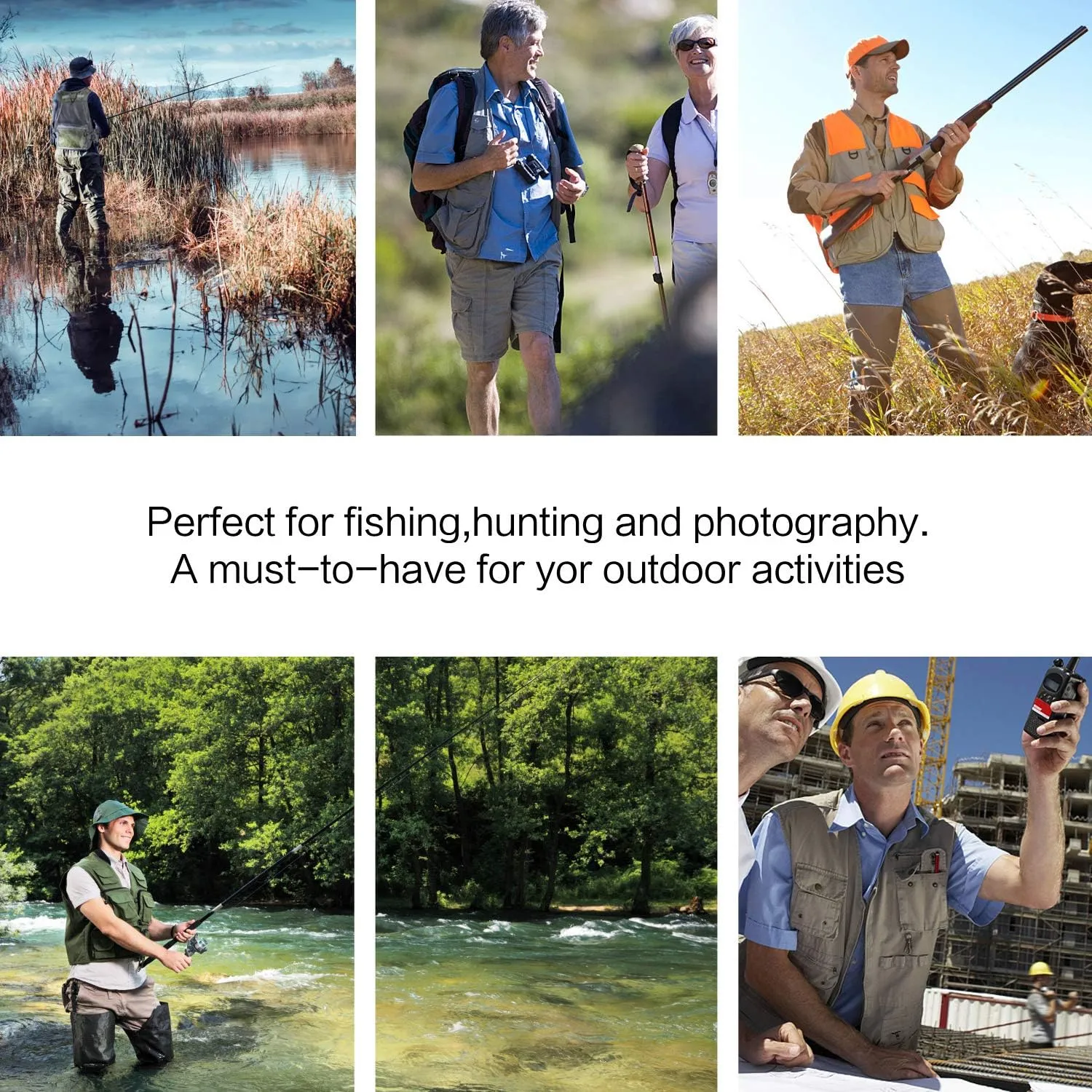 PELLOR Fly Fishing Vest, Fishing Gear Outdoor Backpack Breathable Mesh Fishing Vest Backpack for Camping Hunting