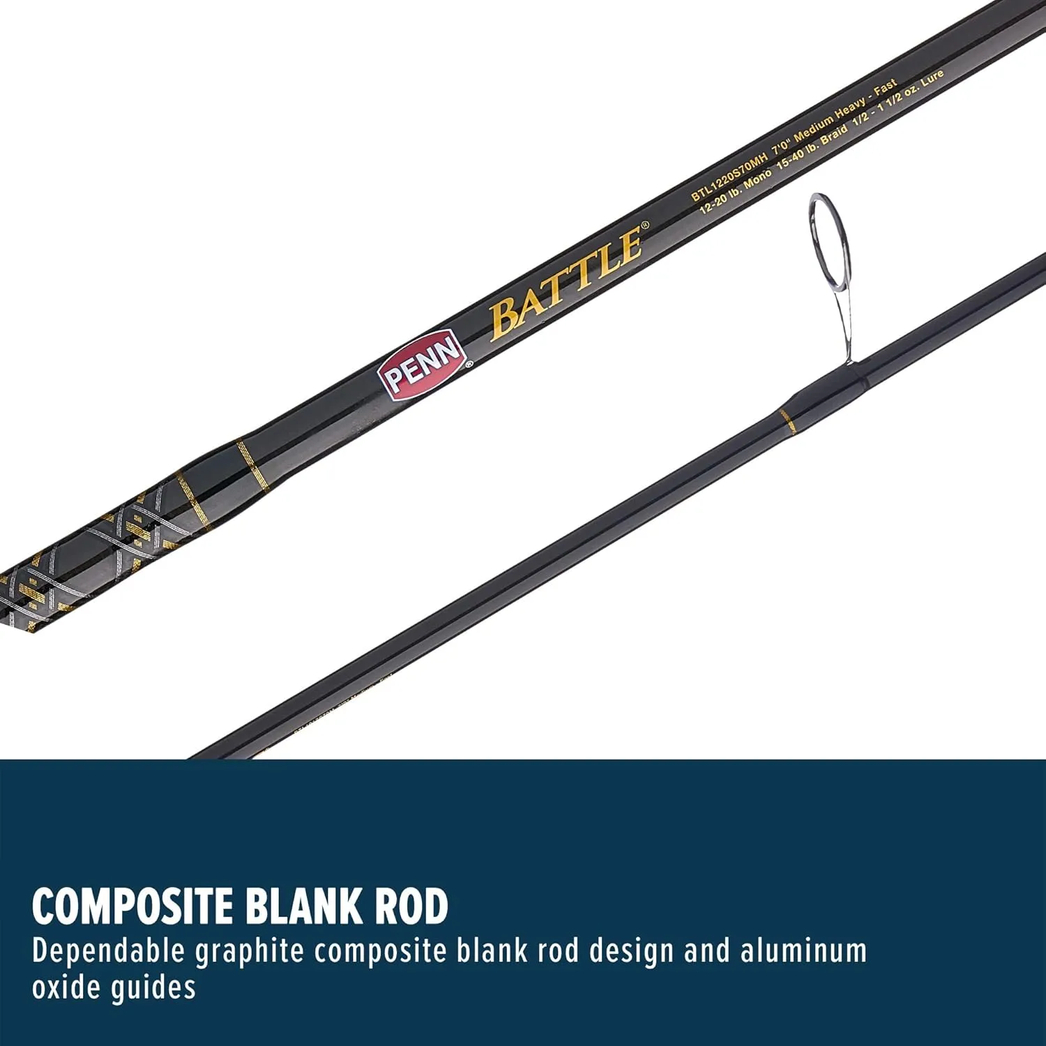 PENN Battle Spinning Reel and Fishing Rod Combo