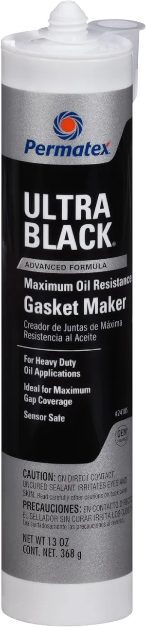 Permatex 24105-12PK Ultra Black Maximum Oil Resistance RTV Silicone Gasket Maker, 13 oz. (Pack of 12)