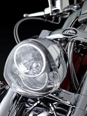 PIAA American Iron Horse Chrome Headlight Unit High/Low LED X0773 Universal