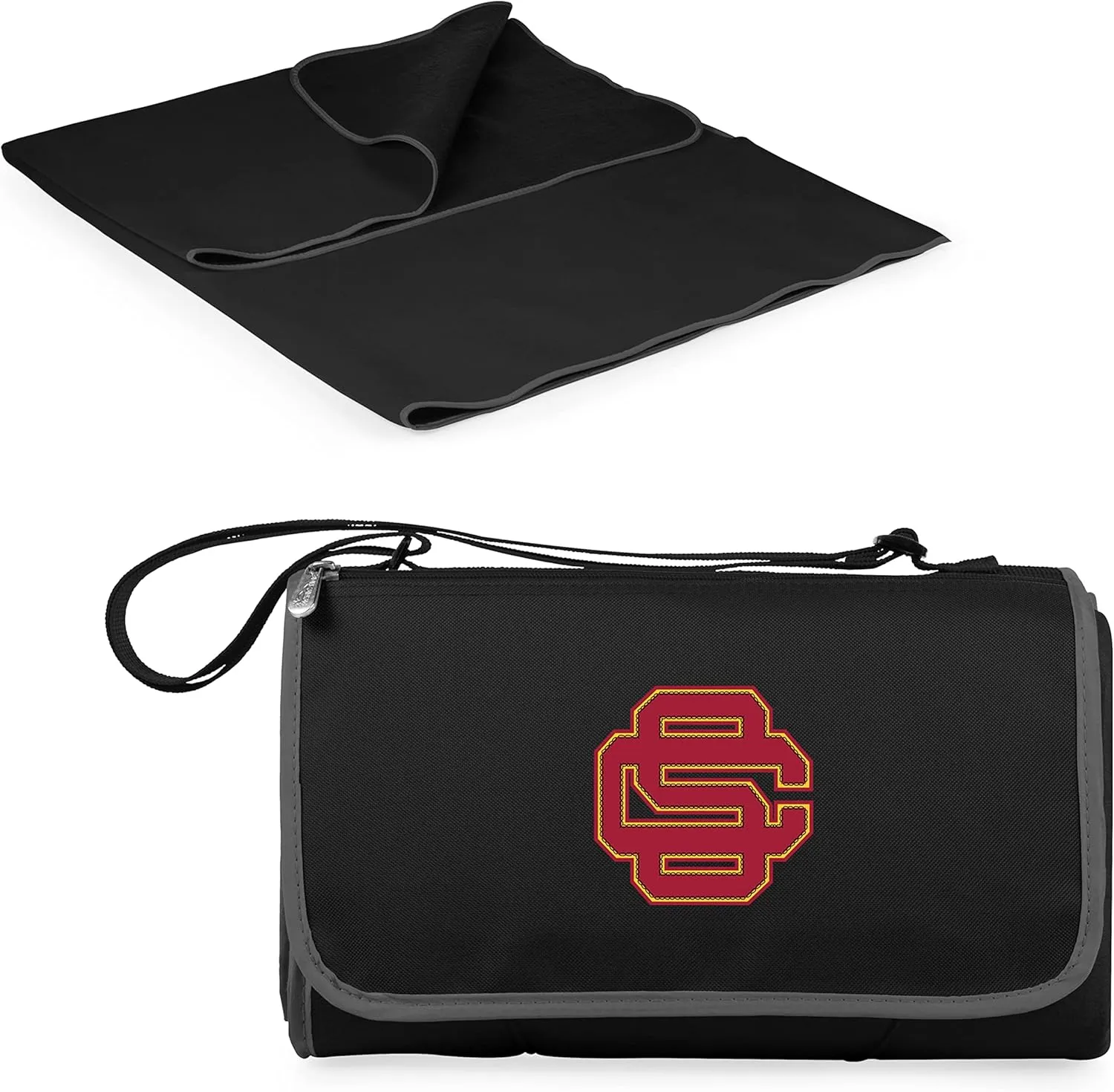 PICNIC TIME NCAA Unisex-Adult NCAA Blanket Tote Outdoor Picnic Blanket