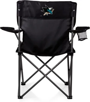 PICNIC TIME NHL Boston Bruins PTZ Portable Folding Camp Chair, (Black)