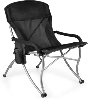Picnic TIME PT-XL Heavy Duty Camping Chair, XL Beach Chair, 400 lb Capacity Camp Chair